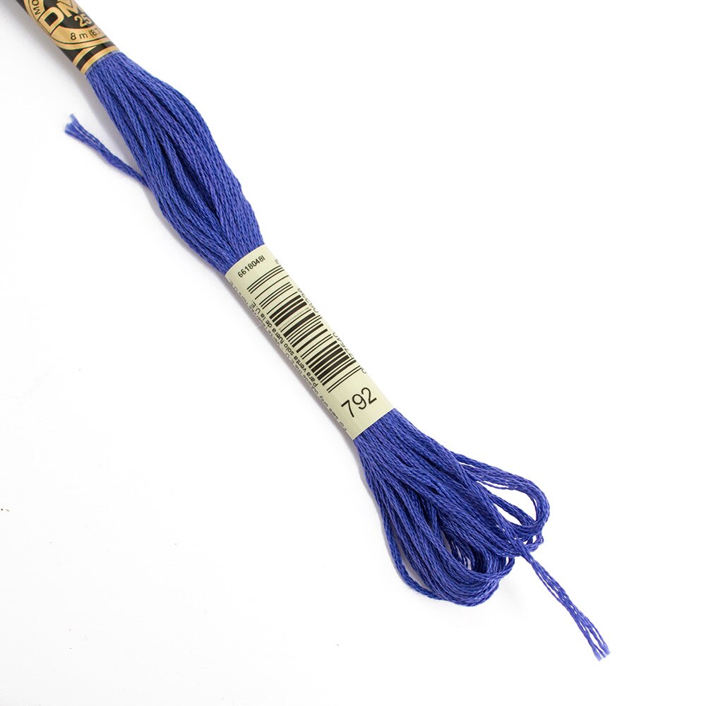 Sewing Supplies, Art & School, DMC, 6 strand, Embroidery floss, 50171, Dark Cornflower Blue